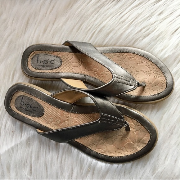 boc pewter sandals